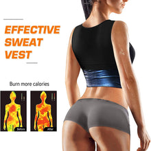 Load image into Gallery viewer, Women&#39;s High Compression Sauna Tank Top
