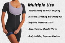 Load image into Gallery viewer, Women&#39;s High Compression Sauna Jumpsuit
