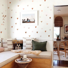 Load image into Gallery viewer, Boho Heart Wall Decals
