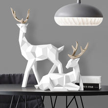 Load image into Gallery viewer, Decorative Geometric Deer Statues
