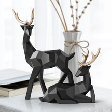 Load image into Gallery viewer, Decorative Geometric Deer Statues
