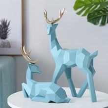 Load image into Gallery viewer, Decorative Geometric Deer Statues
