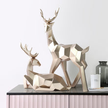 Load image into Gallery viewer, Decorative Geometric Deer Statues
