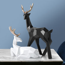 Load image into Gallery viewer, Decorative Geometric Deer Statues
